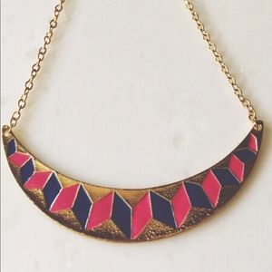 Geometric Bib Necklace